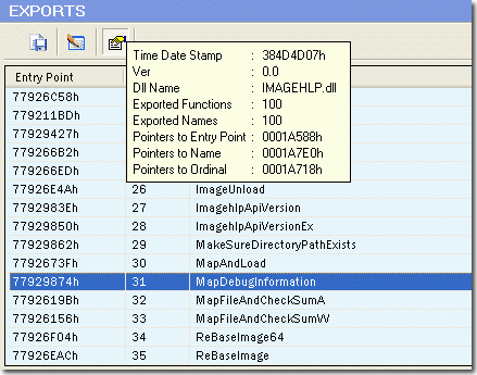 Export Function List Viewer