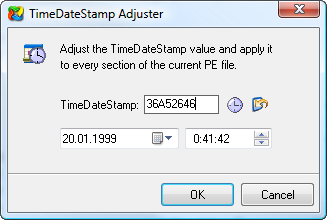 TimeDateStamp Ajusteur