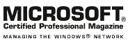 Microsoft Certified Professional Magazine